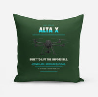 Thumbnail for Freefly Alta X design on dark green pillow