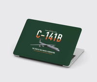 Thumbnail for C-141B Starlifter design on dark green MacBook case
