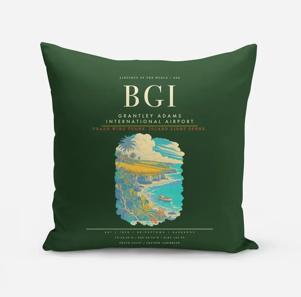 Grantley Adams International Airport BGI - Dark Green