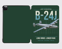 Thumbnail for B-24J Liberator design on dark green ipad tablet case