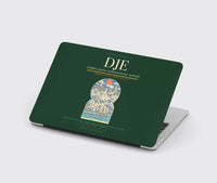 Thumbnail for Djerba-Zarzis International Airport (DJE) design on dark green MacBook case