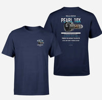 Thumbnail for PEARL 10X design on navy blue t shirt