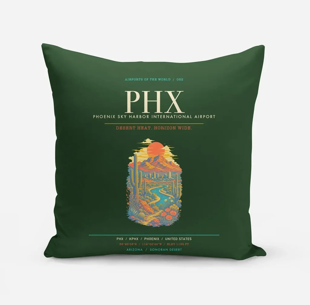 Phoenix Sky Harbor International Airport PHX - Dark Green