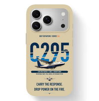 Thumbnail for Airbus C295 Firefighter Case design on beige iphone case