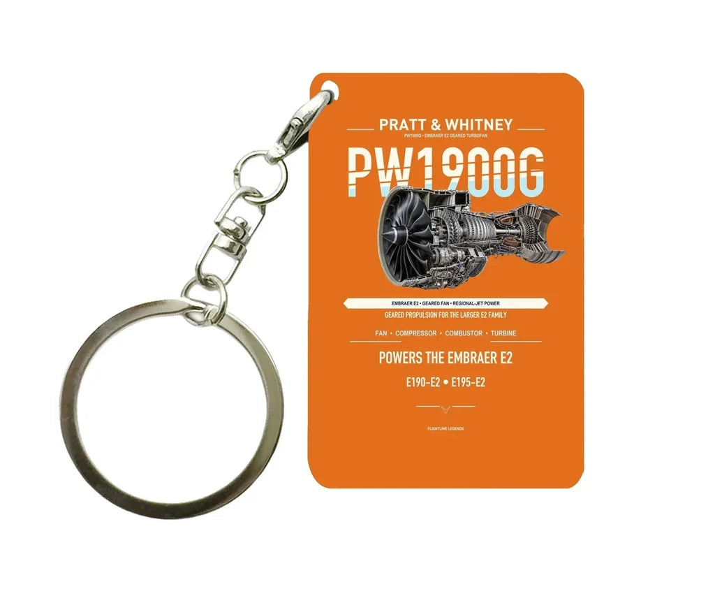 PW1900G Key Chain design on orange key chain