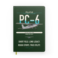 Thumbnail for Pilatus PC-6 Porter design on dark green notebook