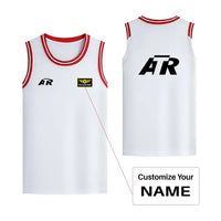 Thumbnail for ATR & Text Designed Basketball Style Sports Tank Tops - view 13
