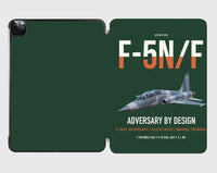 Thumbnail for F-5N F Adversary design on dark green ipad tablet case