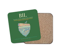 Thumbnail for Billings Logan International Airport BIL Coaster 1-Piece - Green