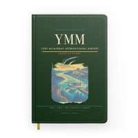 Thumbnail for Fort McMurray International Airport (YMM) design on dark green notebook