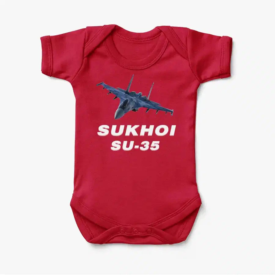 Sukhoi SU-35 Baby Bodysuit - view 13