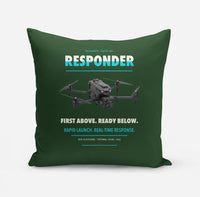 Thumbnail for BRINC Responder design on dark green pillow