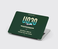 Thumbnail for Airbus U030 Flexrotor design on dark green MacBook case