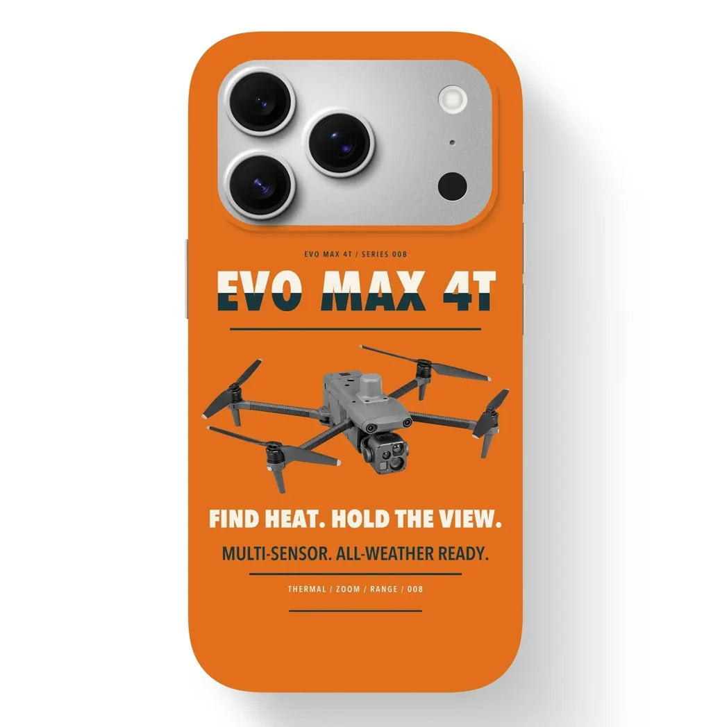 Autel EVO Max 4T Case design on orange iphone case