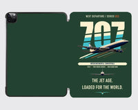 Thumbnail for Boeing 707-320C design on dark green ipad tablet case