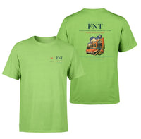 Thumbnail for Bishop International Airport (FNT) design printed on light green double-side t-shirt