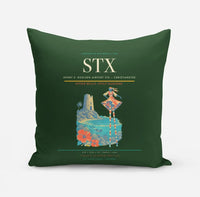 Thumbnail for Henry E. Rohlsen Airport (STX) design on dark green pillow