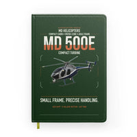 Thumbnail for MD Helicopters MD 500E design on dark green notebook
