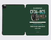 Thumbnail for CF34-8C5 design on dark green ipad tablet case