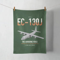 Thumbnail for EC-130J Commando Solo III design on dark green towel
