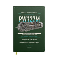 Thumbnail for PW127M design on dark green notebook