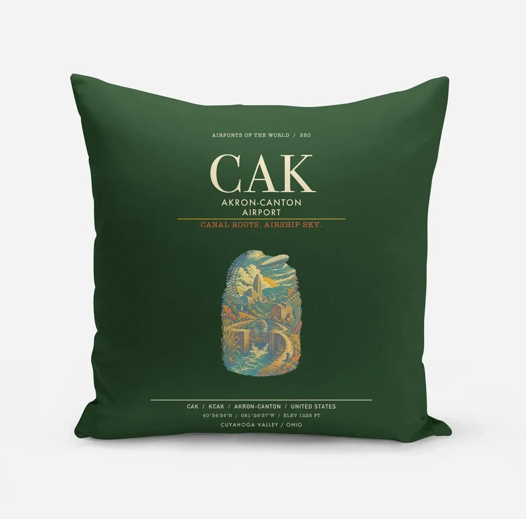 Akron-Canton Airport CAK - Dark Green