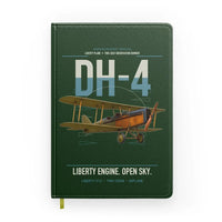Thumbnail for Airco DH-4 Liberty Plane design on dark green notebook