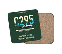 Thumbnail for Airbus C295 Armed ISR design on dark green 1 piece coaster