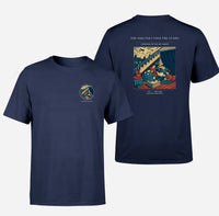 Thumbnail for VINTAGE G4533 - The Shelter Under The Stairs - Double-Side T-Shirt design on navyblue double side t shirt