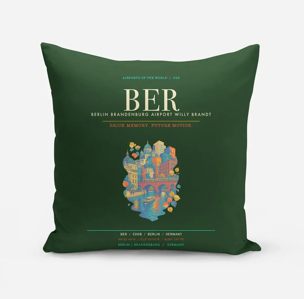 Berlin Brandenburg Airport Willy Brandt BER - Dark Green