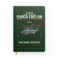 Thumbnail for Sud Aviation SA 321G Super Frelon design on dark green notebook