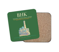 Thumbnail for Bukhara International Airport BHK Coaster 1-Piece - Green