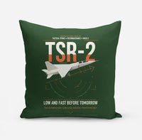 Thumbnail for BAC TSR-2 design on dark green pillow