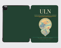 Thumbnail for Chinggis Khaan International Airport (ULN) design on dark green ipad tablet case