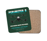 Thumbnail for Skyfront Perimeter 8 design on dark green 1 piece coaster