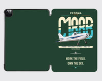 Thumbnail for Cessna A188B AgTruck design on dark green ipad tablet case