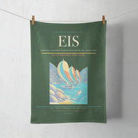 Thumbnail for Terrance B. Lettsome International Airport (EIS) design on dark green towel