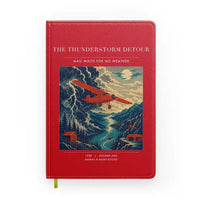 Thumbnail for VINTAGE G4148 - The Thunderstorm Detour - Designed Notebooks design on red