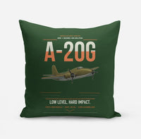 Thumbnail for A-20G Havoc design on dark green pillow