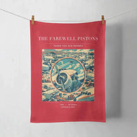 Thumbnail for VINTAGE G4131 - The Farewell Pistons - Designed Towels design on red