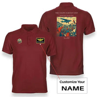 Thumbnail for VINTAGE G4445 - The Grape Harvest Hop - Double-Side Polo T-Shirt design on red+name