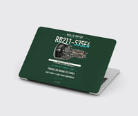 Thumbnail for RB211-535E4 design on dark green MacBook case