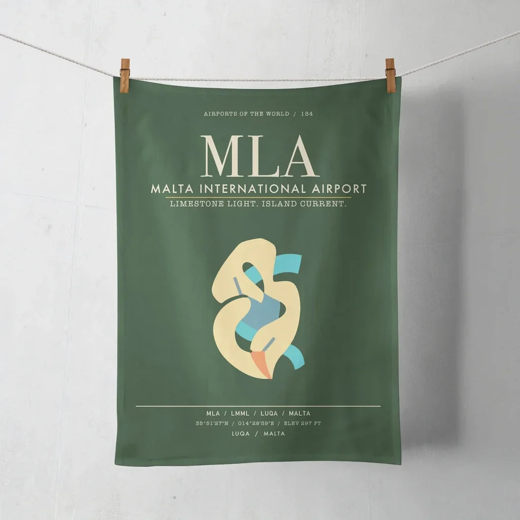 Malta International Airport MLA - Dark Green