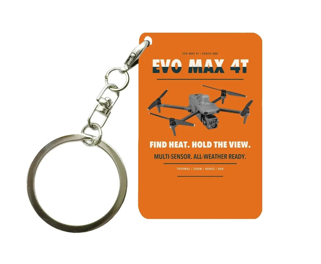 Autel EVO Max 4T Key Chain design on orange key chain