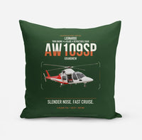 Thumbnail for Leonardo AW109SP GrandNew design on dark green pillow