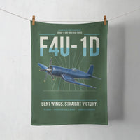 Thumbnail for F4U-1D Corsair design on dark green towel