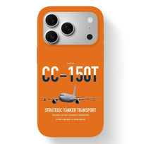 Thumbnail for Airbus CC-150T Polaris design on orange magsafe iphone case, for iPhone 17 Pro