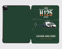 Thumbnail for Airbus H125 design on dark green ipad tablet case