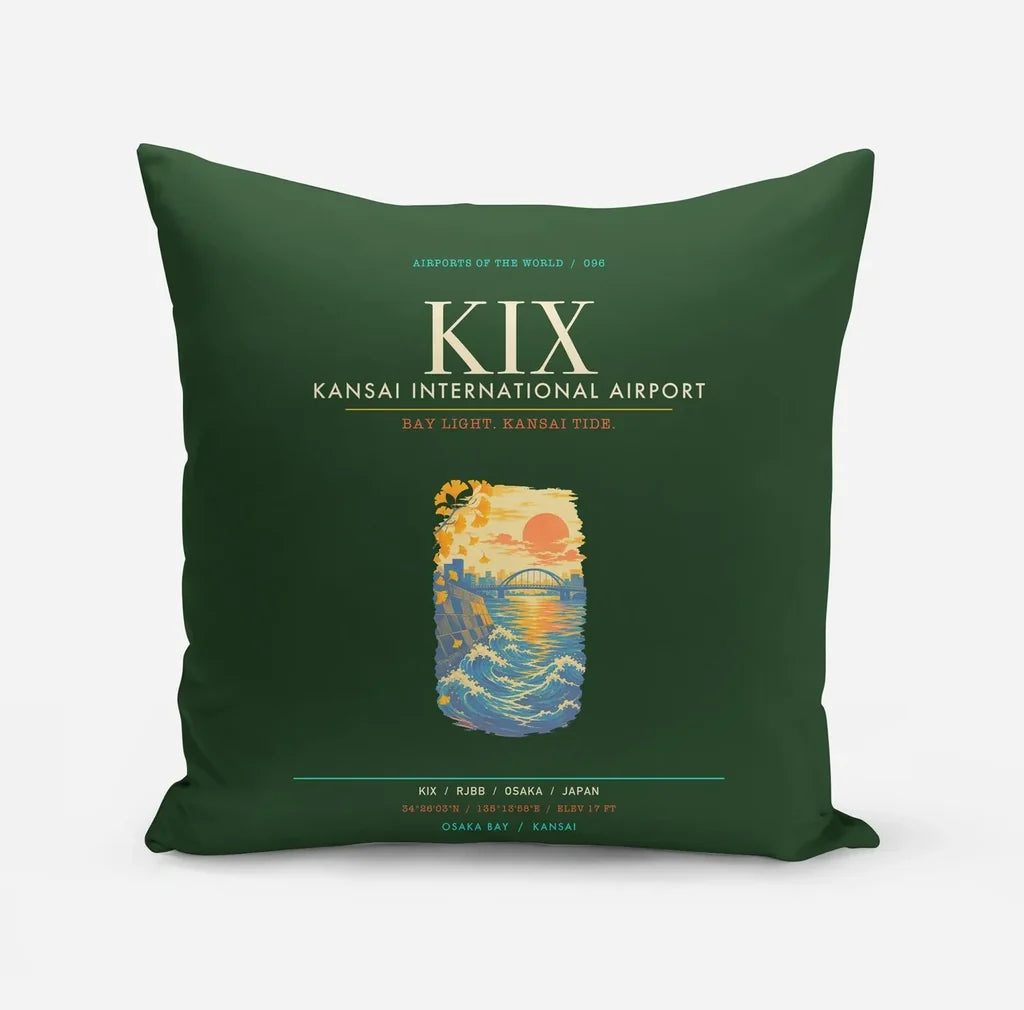 Osaka Kansai International Airport KIX - Dark Green