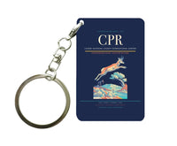 Thumbnail for Casper–Natrona County International Airport (CPR) design on navy blue key chain